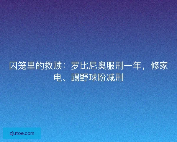 囚笼里的救赎：罗比尼奥服刑一年，修家电、踢野球盼减刑